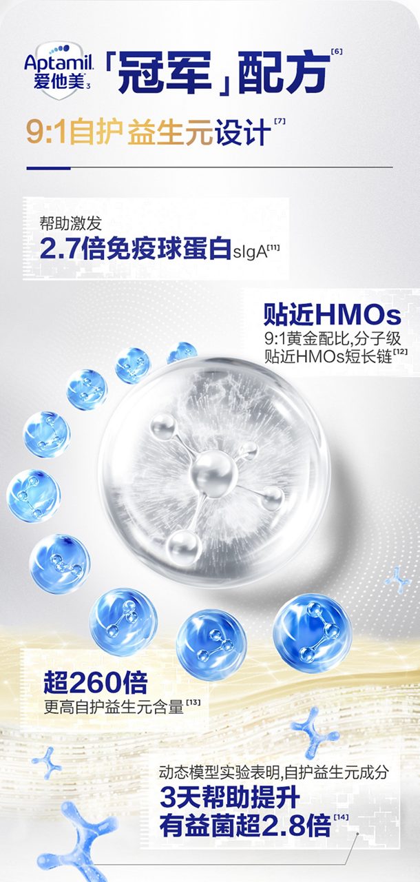 爱他美销量冠军卓傲3 自护卓越可见