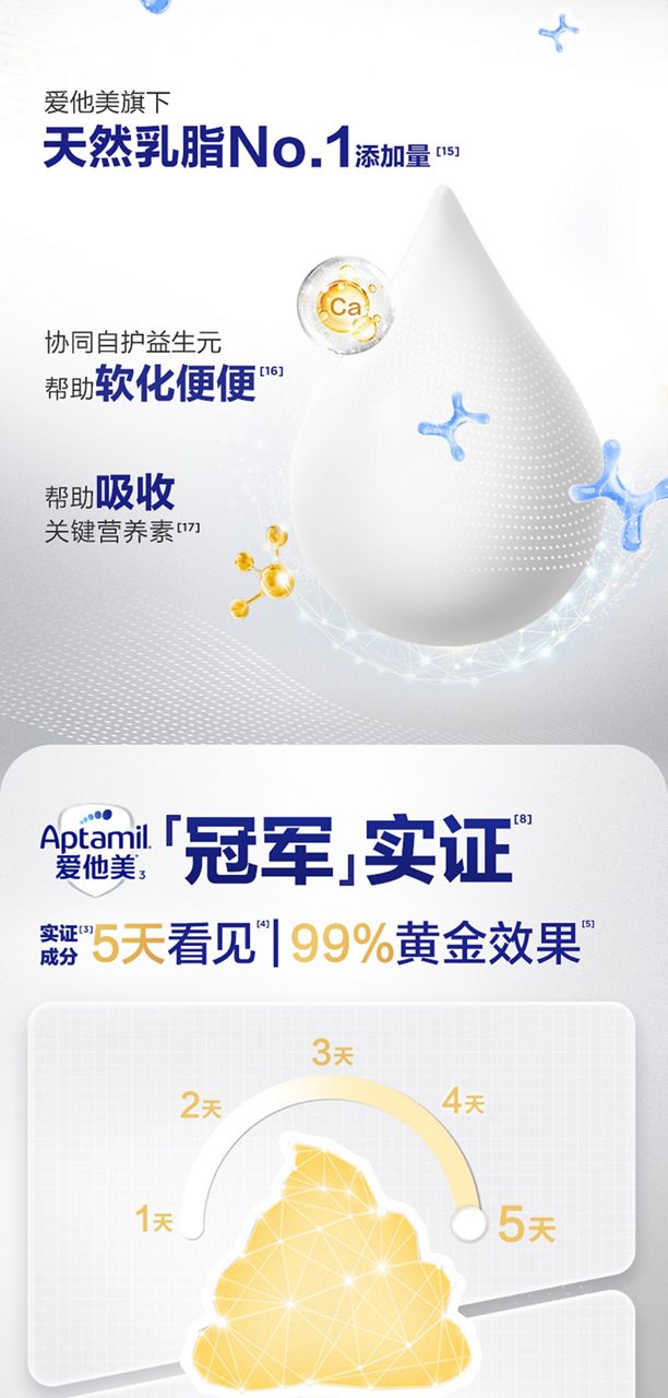 爱他美销量冠军卓傲3 自护卓越可见